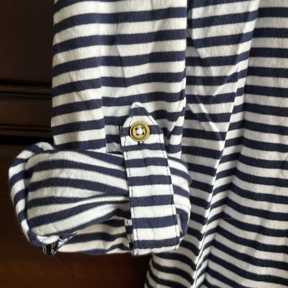 H&M Striped Henley Maternity Top - Picture 4 of 9